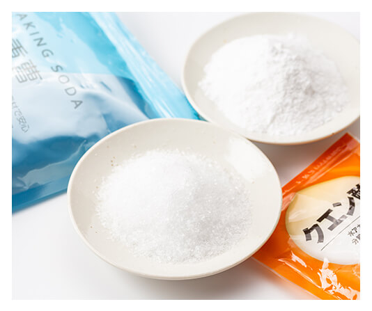 用途によって異なる重曹・クエン酸のグレード