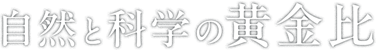 自然と科学の黄金比