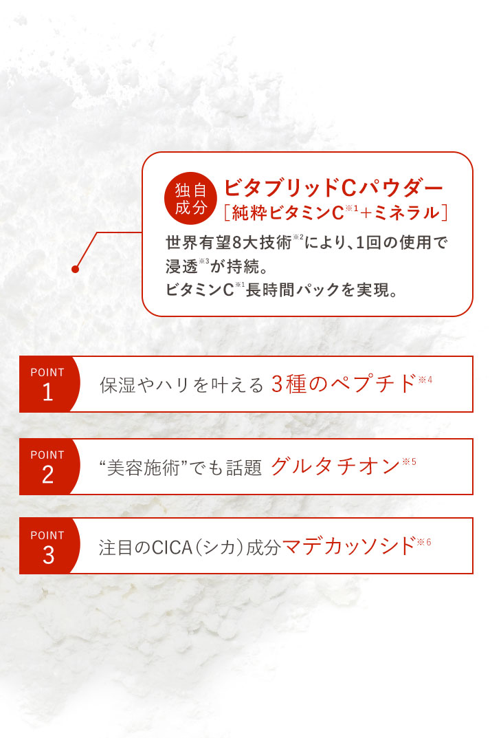ビタブリッドCフェイス商品概要｜ビタブリッドジャパン公式サイト