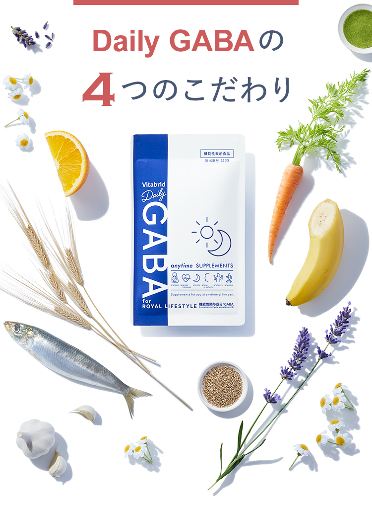 Daily GABAの4つのこだわり